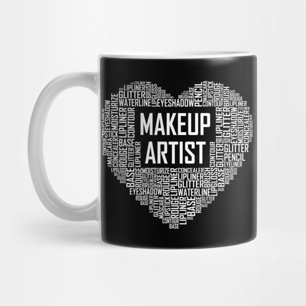 Makeup Artist Heart by LetsBeginDesigns